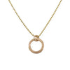 Joy Gold Circle Necklace