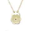 Posy Flower Necklace - Gold