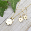 Posy Flower Necklace - Gold