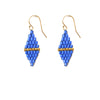 Khuśa Earrings: Lapis