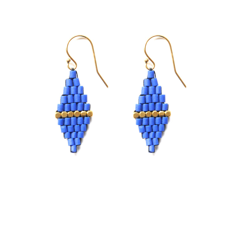 Khuśa Earrings: Lapis