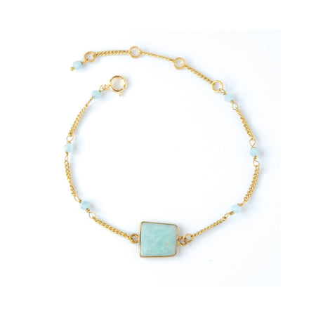 Jaipur Bracelet: Amazonite