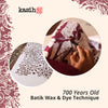 Handmade Batik Cotton Scarf - Lavender