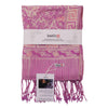 Handmade Batik Cotton Scarf - Lavender