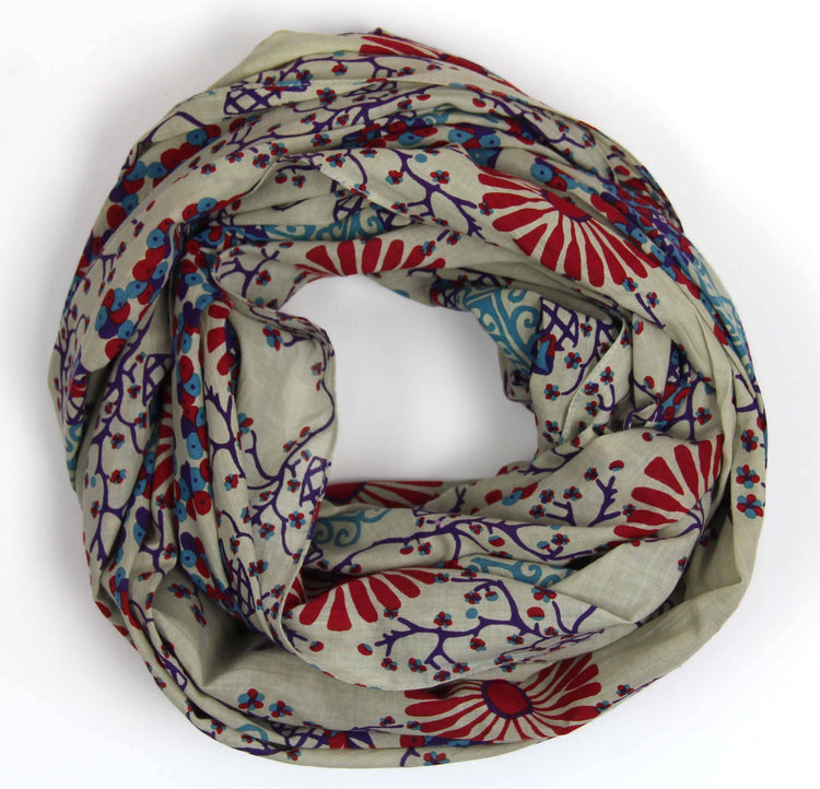 Organic Cotton Scarf Ryoko Beige