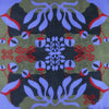 Abyss Purple Wool Square Scarf