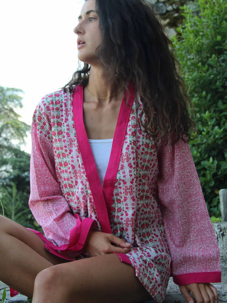 Anemone Red Kimono
