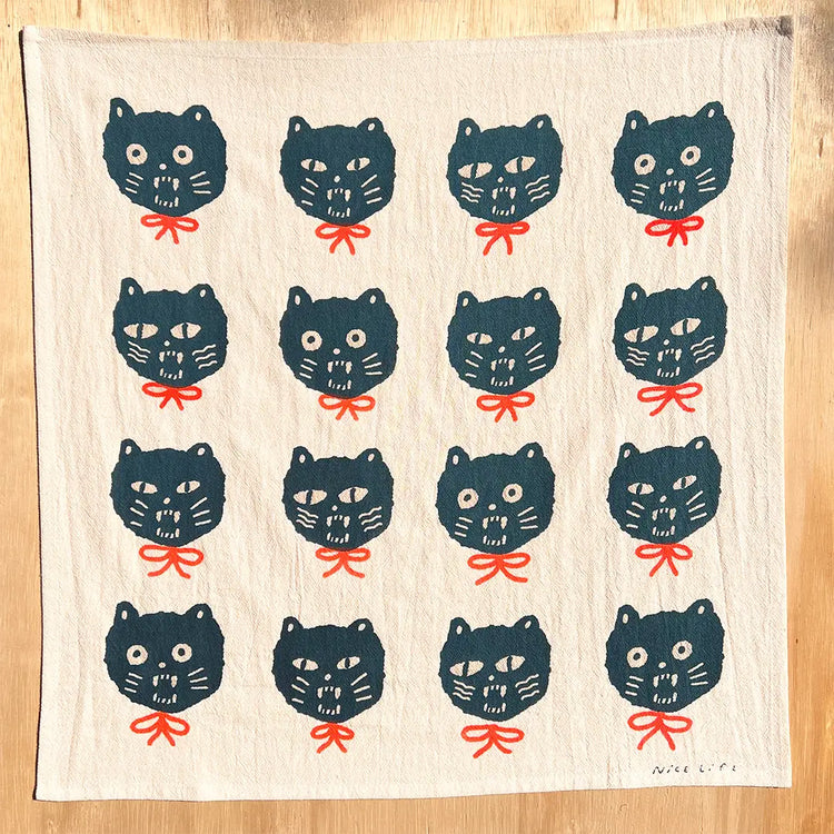 Bad Cats Tea Towel