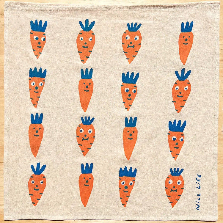 Carrot Tea Towel