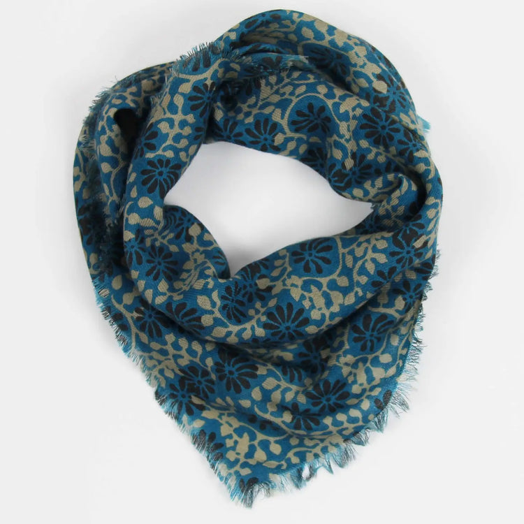 Delta Wool Scarf - Suzanne Blue