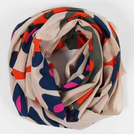 Ecuador Orange Organic Cotton Scarf