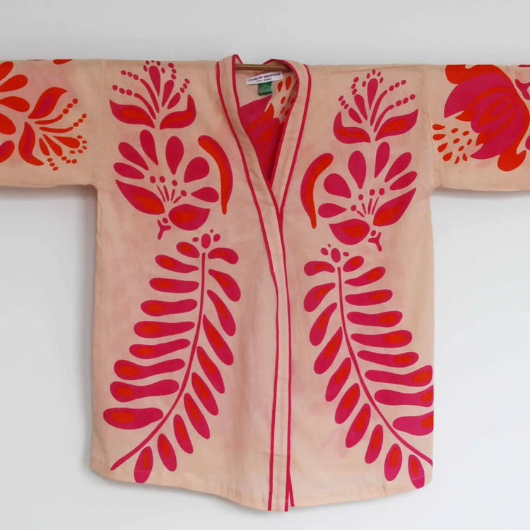 Fuchsia Blossom Kimono