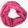 Fuchsia Peony Organic Cotton Scarf
