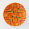 Woven bowl orange Rwanda