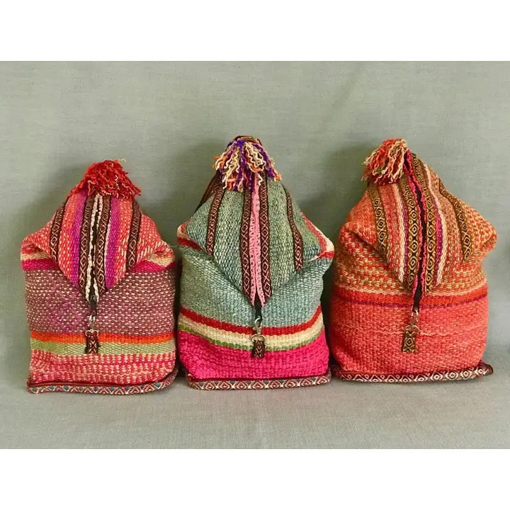 Handwoven Peruvian Sling Backpack