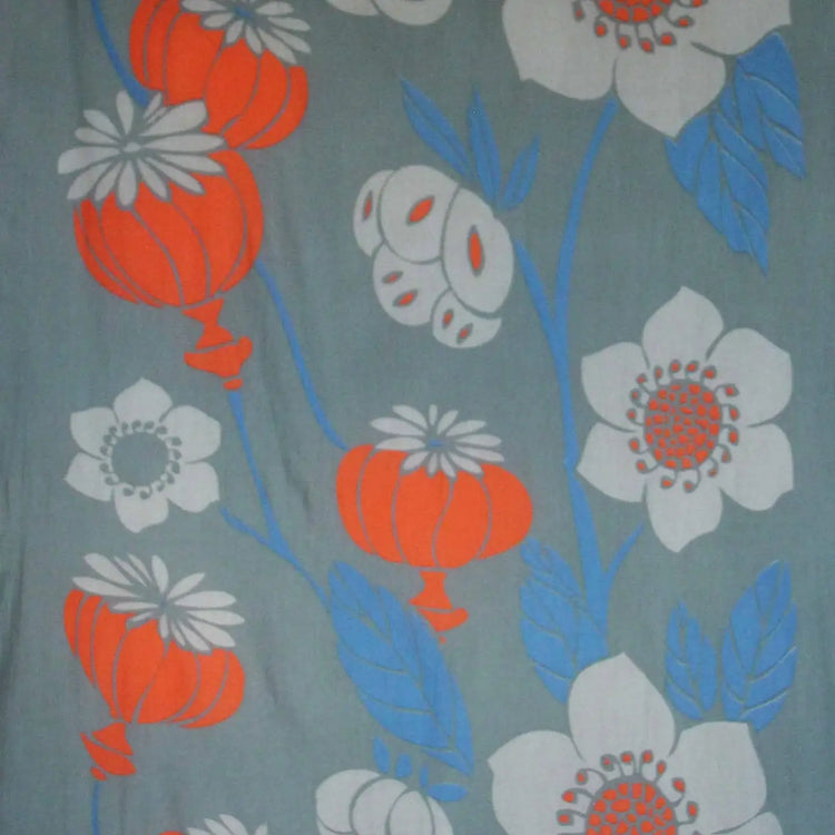 Poppy Khaki Organic Cotton Scarf