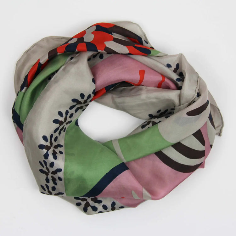 Robin Luxe Silk Scarf - Square