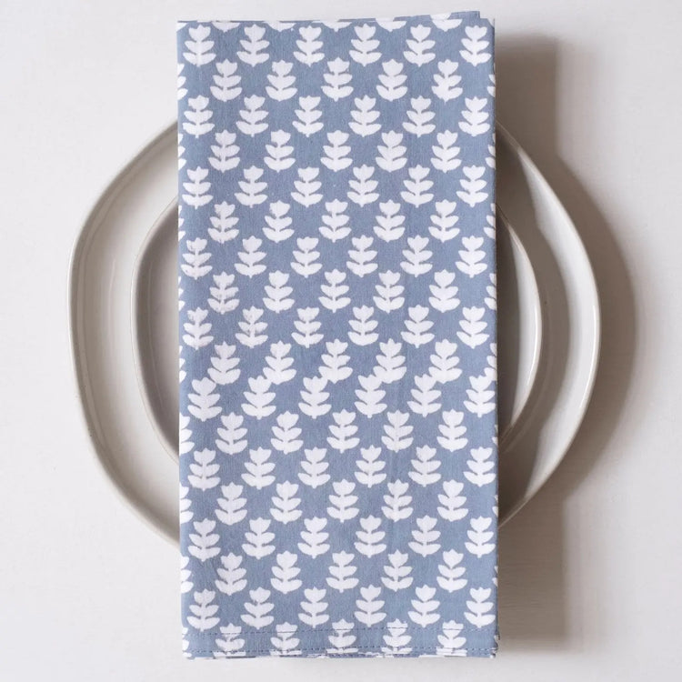 Tula Cloud Block Printed Napkins