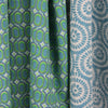 Turquoise Peony Organic Cotton Scarf