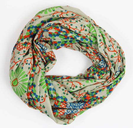 Organic Cotton Scarf Ryoko Green