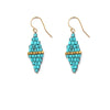 Khuśa Earrings: Lapis