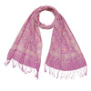Handmade Batik Cotton Scarf - Lavender