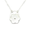 Posy Flower Necklace - Silver